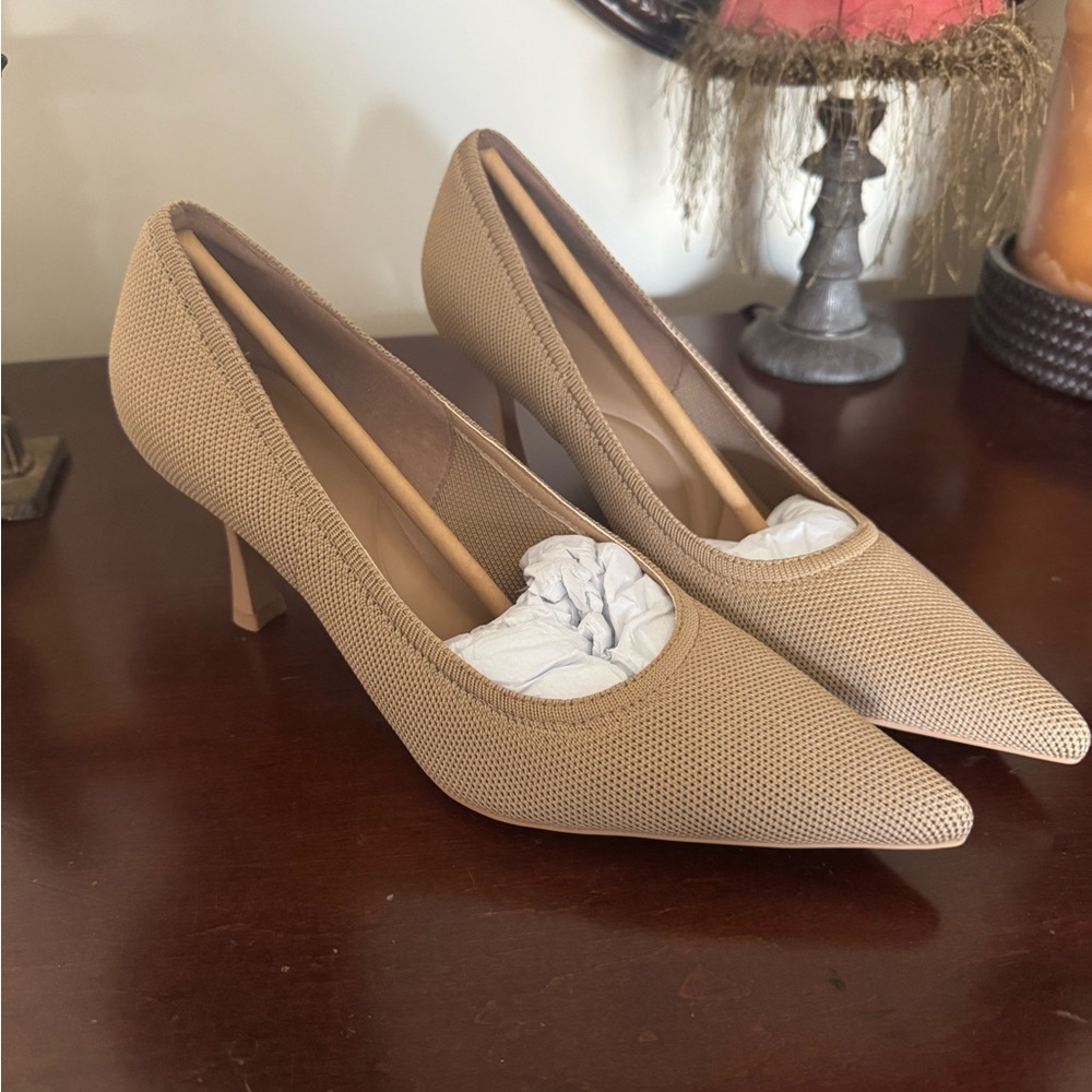Cozy Island Minimalist Mesh Stiletto Heeled Pumps - Picture 5 of 6